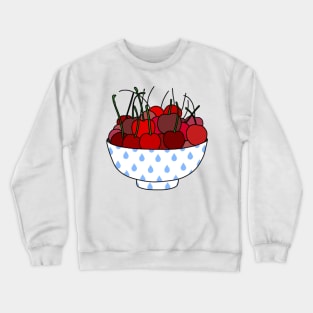 Cherries in a bowl Crewneck Sweatshirt